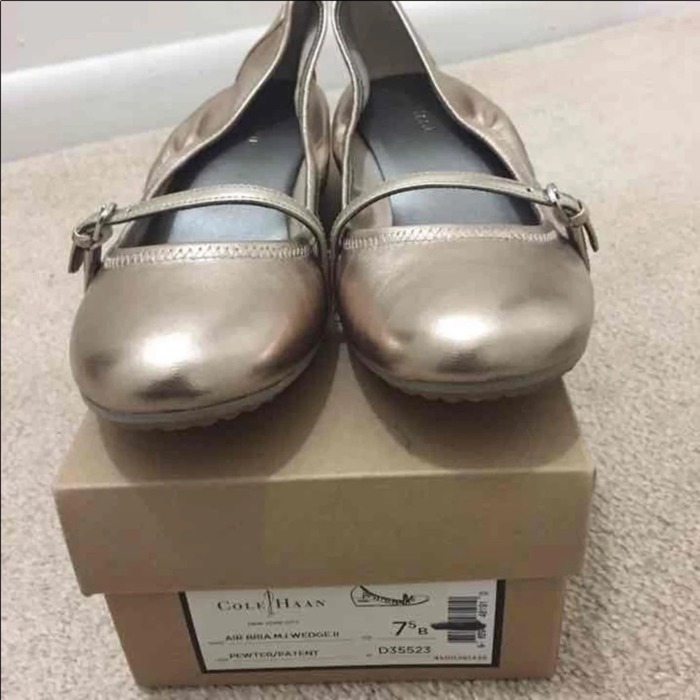 Cole Haan Air Bria Wedge soft gold 7 (FINAL PRICE $69)